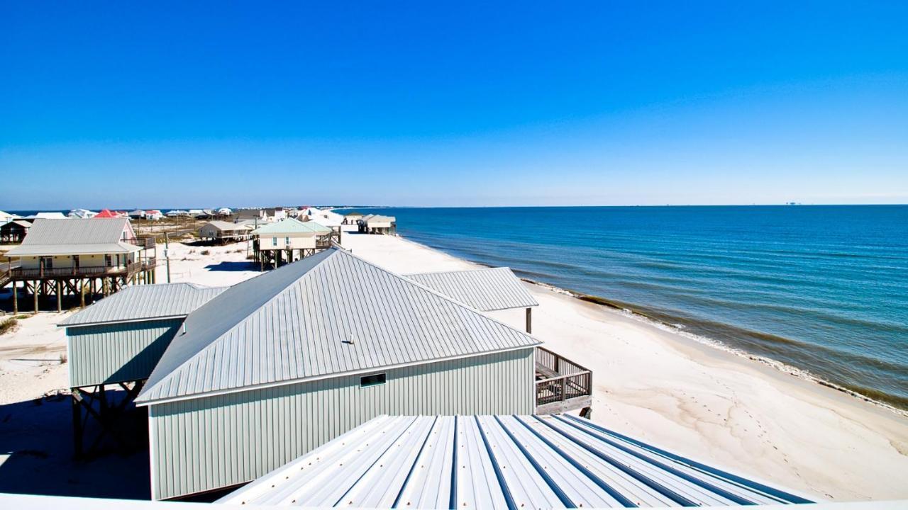 Strand Castle - Gulf Front! An Ideal Layout With Game Room, Small Private Pool, And Roof Top Crow'S Nest! Home Дофин-Айленд Экстерьер фото